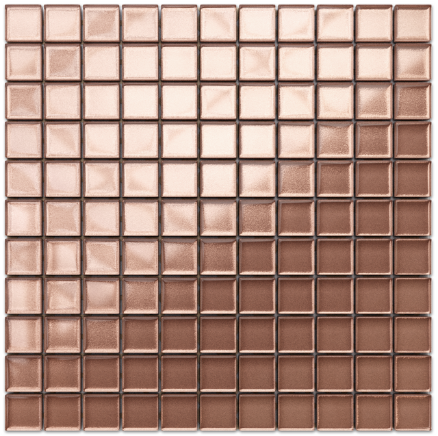 Glass mosaic on mesh for bathroom or kitchen 30 x 30 cm - Sun tanning