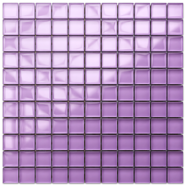 Mosaico in vetro su rete per bagno o cucina 30 x 30 cm - Ver Sacrum