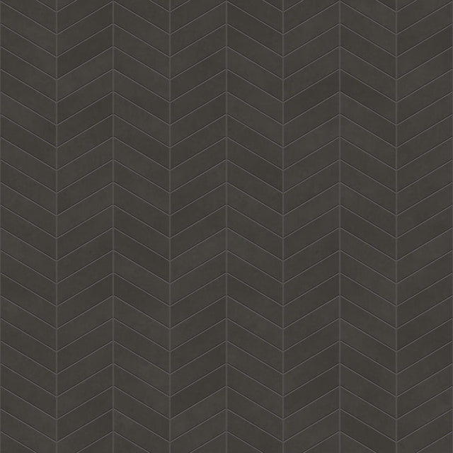 Mosaico in gres su rete per bagno o cucina 24.6 x 25.2 cm - Black matt spruce