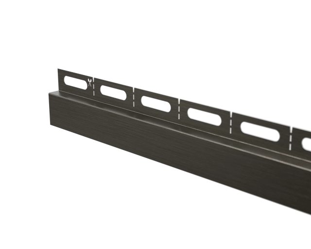 Perfil de ducha LC a suelo frontal - Negro mate RAL 9005