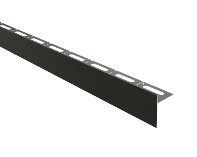 Duschprofil LKP Boden rechts aus Edelstahl – Gunmetal