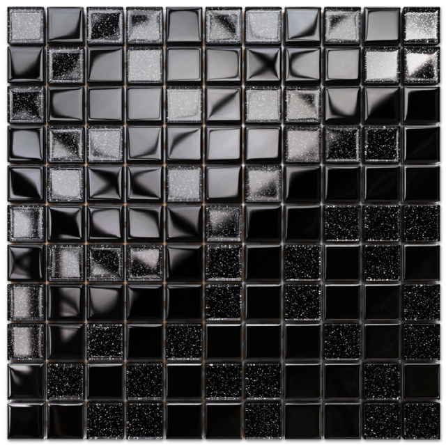 Mosaico in vetro su rete per bagno o cucina 30 x 30 cm - Obsession