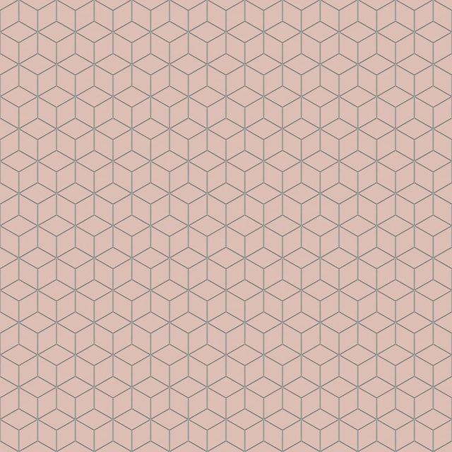 Mosaico in gres su rete per bagno o cucina 30.5 x 26.5 cm - Pink Diamond Romb