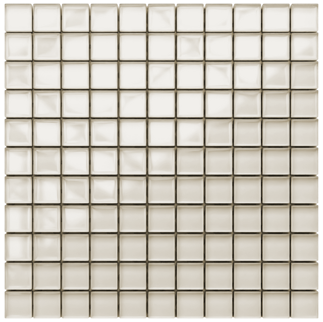 Mosaico su rete in vetro per bagno o cucina 30 x 30 cm - Condensed milk