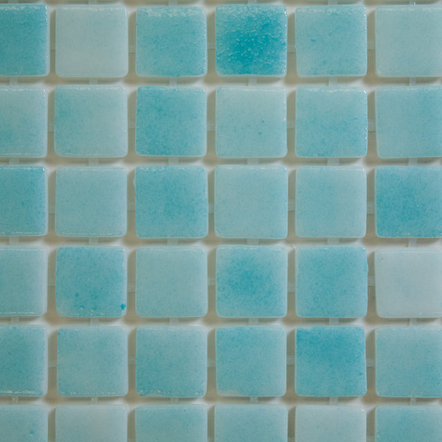 Mosaico in vetro pressato per piscine, bagni e saune 32.5 cm x 51.5 cm - Lagoon