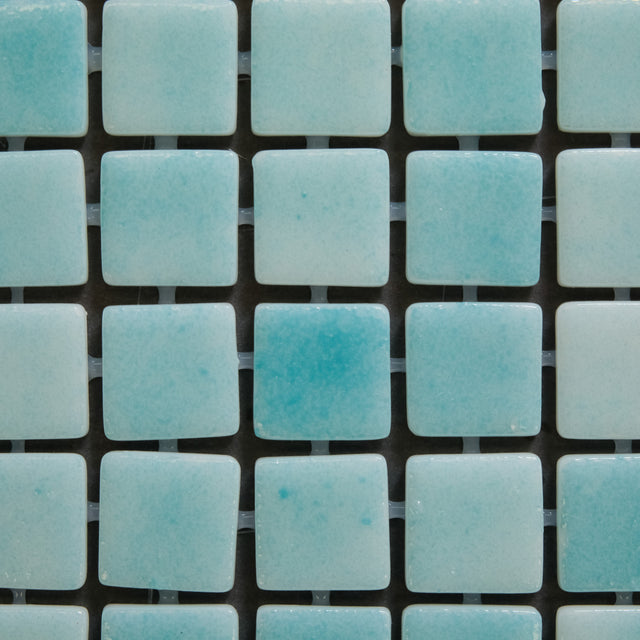 Mosaico in vetro pressato per piscine, bagni e saune 32.5 cm x 51.5 cm - Lagoon