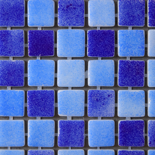 Mosaico in vetro pressato per piscine, bagni e saune 32.5 cm x 51.5 cm - Deep crystal
