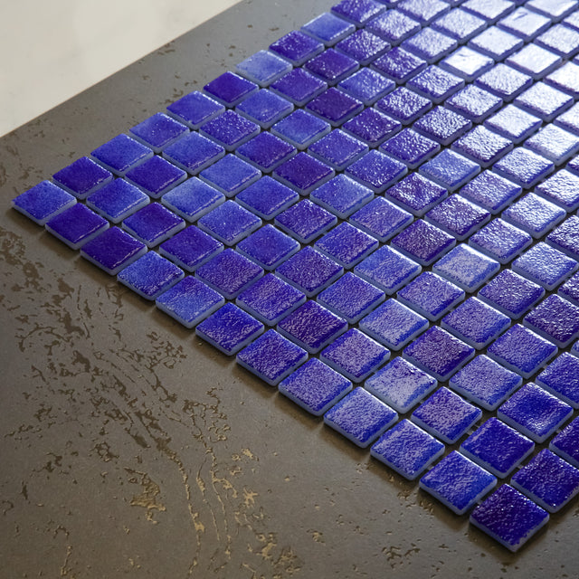 Mosaico in vetro pressato per piscine, bagni e saune 32.5 cm x 51.5 cm - Sea Breeze