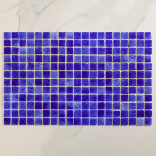 Mosaico in vetro pressato per piscine, bagni e saune 32.5 cm x 51.5 cm - Sea Breeze