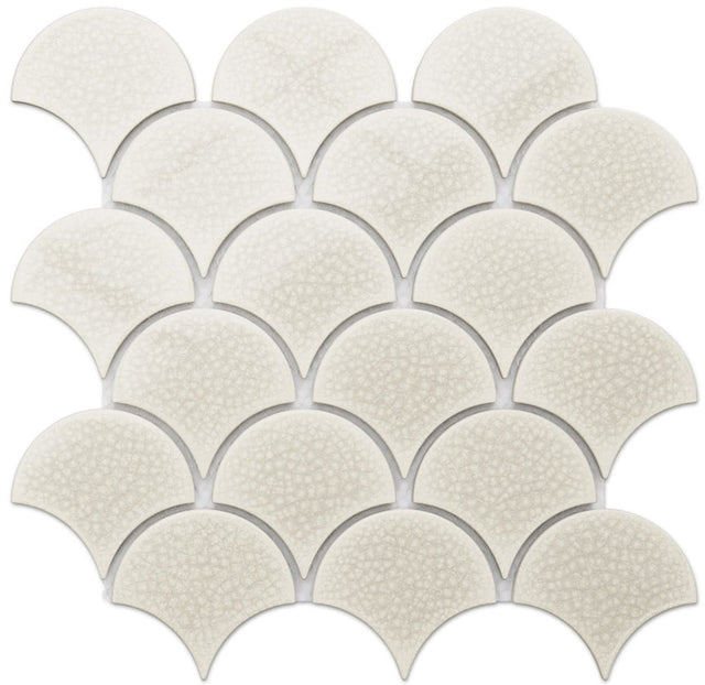 Mosaico in ceramica su rete per bagno o cucina 28.5 cm x 29.0 cm - Sandman