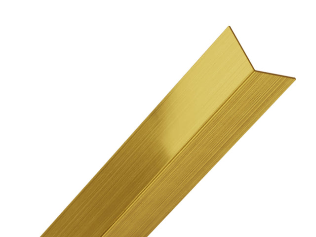 Profilo decorativo L angolare in acciaio inossidabile oro satinato