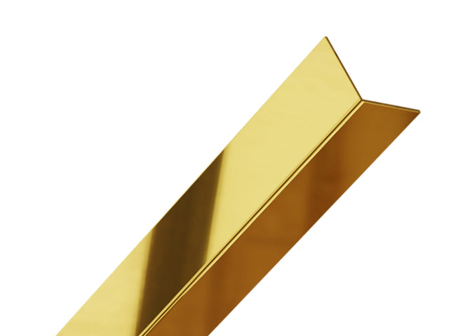 Profilo decorativo L angolare in acciaio inossidabile oro lucido