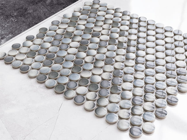 Mosaico in ceramica su rete per bagno o cucina 29.3 cm x 31.7 cm - Oscar Wilde