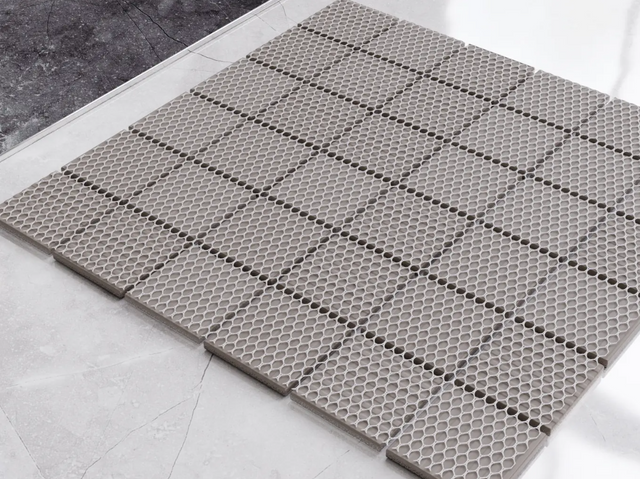 Mosaic ceramic on mesh for bathroom or kitchen 30.2 cm x 30.2 cm - Original chaturanga