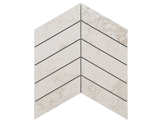 Mosaik aus Gres auf Netz für Bad oder Küche 24,6 cm x 25,2 cm - Marmor Fichte