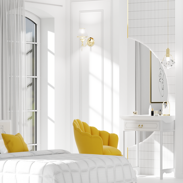 Ceramic mesh mosaic for bathroom or kitchen 30 cm x 29.5 cm - Matt white flat