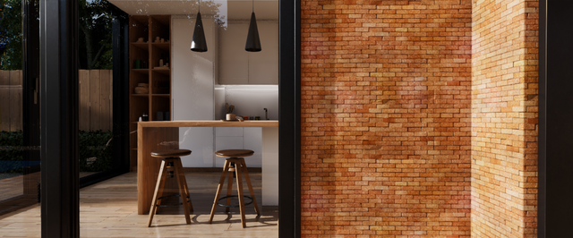 Mosaico in mattone macinato per esterno, 30 cm x 30 cm - Indian brick