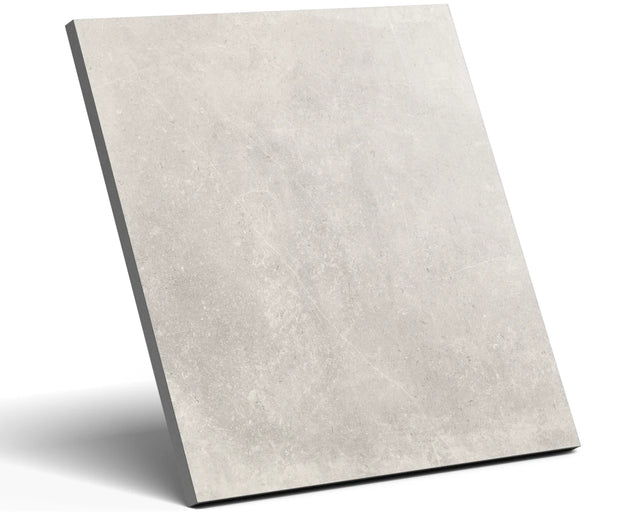 Piastrella per pavimento Pan white per esterno 60 x 60 cm Sp. 2cm rettificato - effetto pietra R11