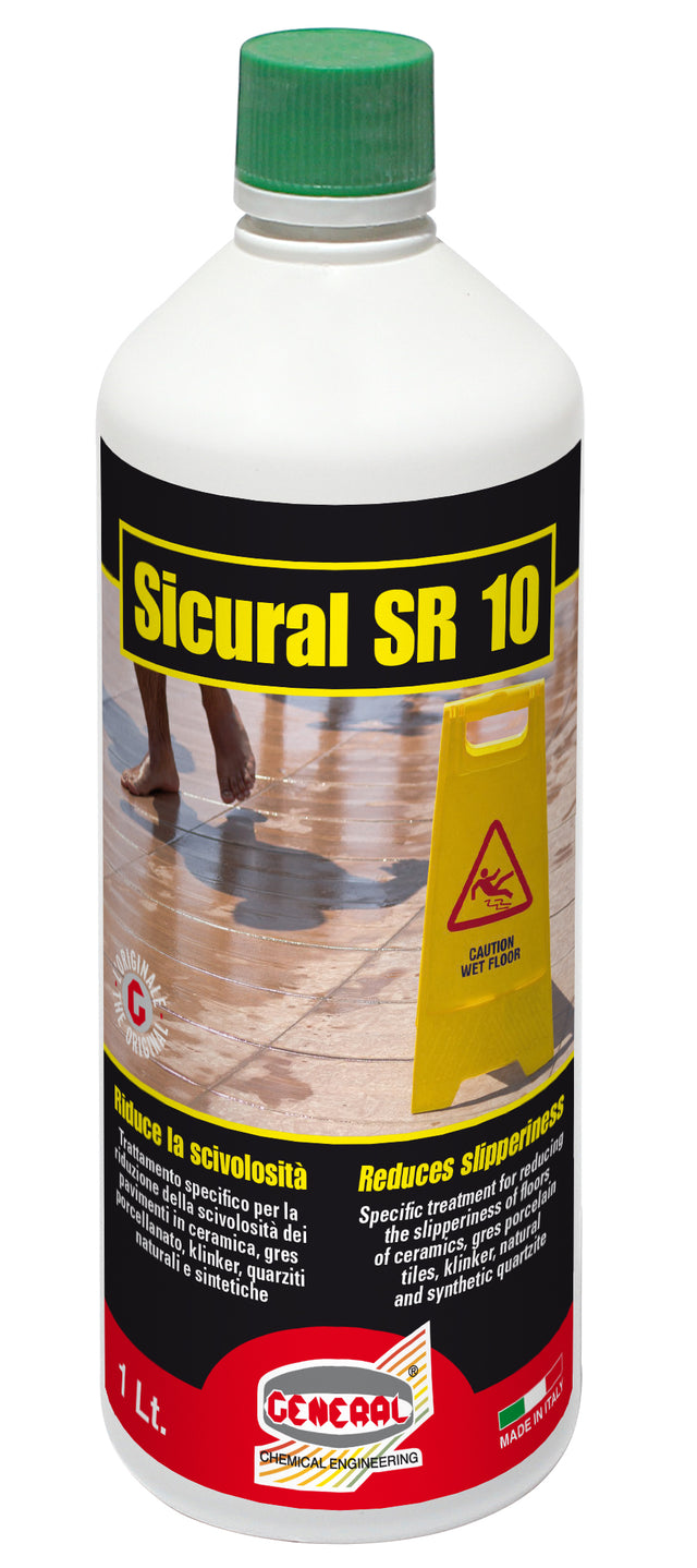 Trattamento per riduzione della scivolosità su superfici umide o bagnate - Sicural SR 10