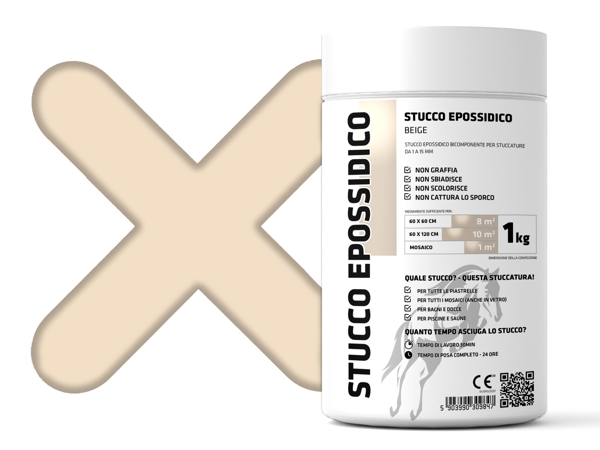 Stucco epossidico bicomponente per fughe da 1 a 15 mm - Oro metallizza – ILCOM CERAMICA Stucco epossidico bicomponente per fughe da 1 a 15 mm - Oro metallizza – ILCOM CERAMICA