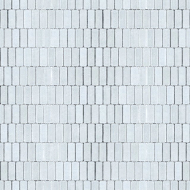 Ceramic mosaic on mesh for bathroom or kitchen 29.7 cm x 28.8 cm - Caotic grey