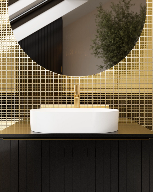 Mosaico su rete in vetro per bagno o cucina 30 cm x 30 cm - Minimalist